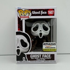 Funko Pop! Ghost Face Vinyl Figure - White, Black, Red Accents